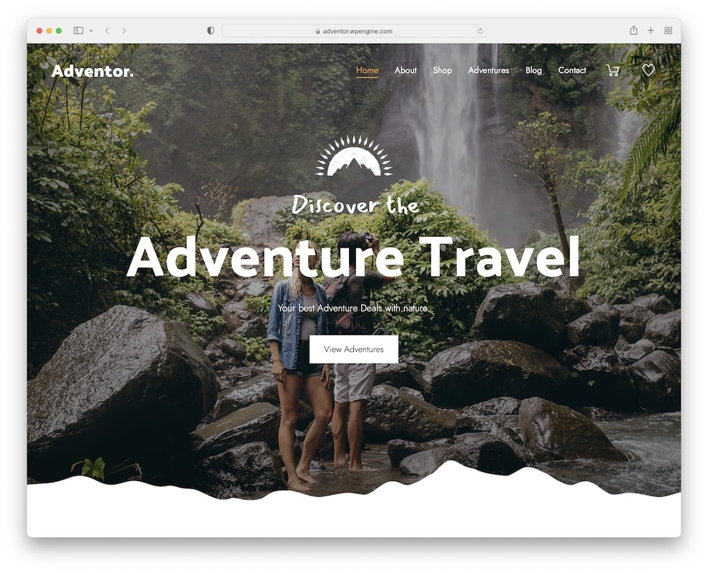 adventor travel tourism wordpress theme