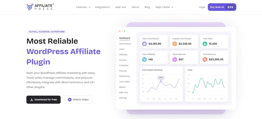 affiliatepress free wordpress plugin