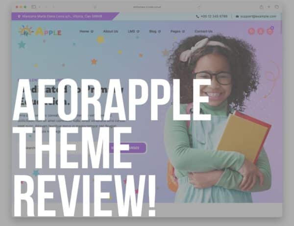 aforapple wordpress theme review