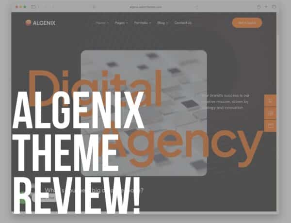 algenix wordpress theme review