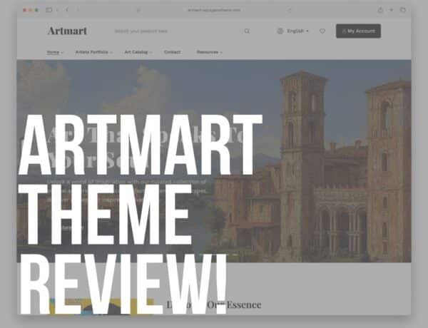 artmart wordpress theme review