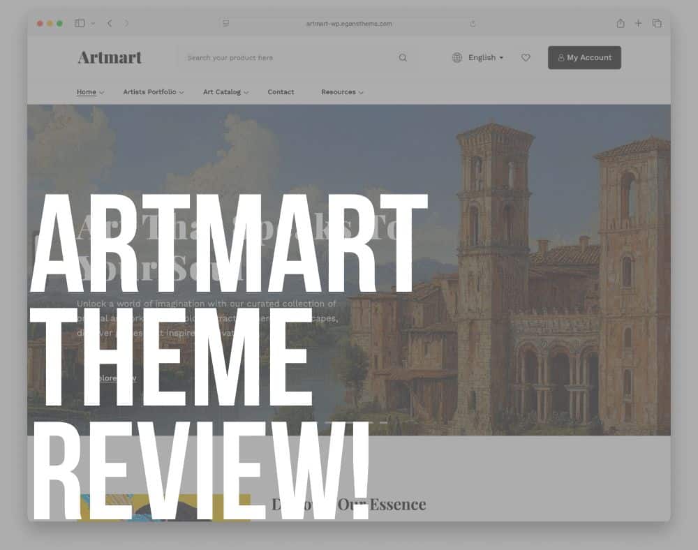 artmart wordpress theme review