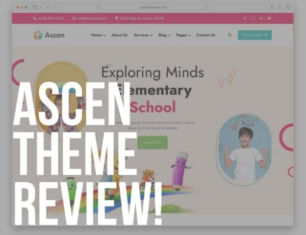 ascen wordpress theme review