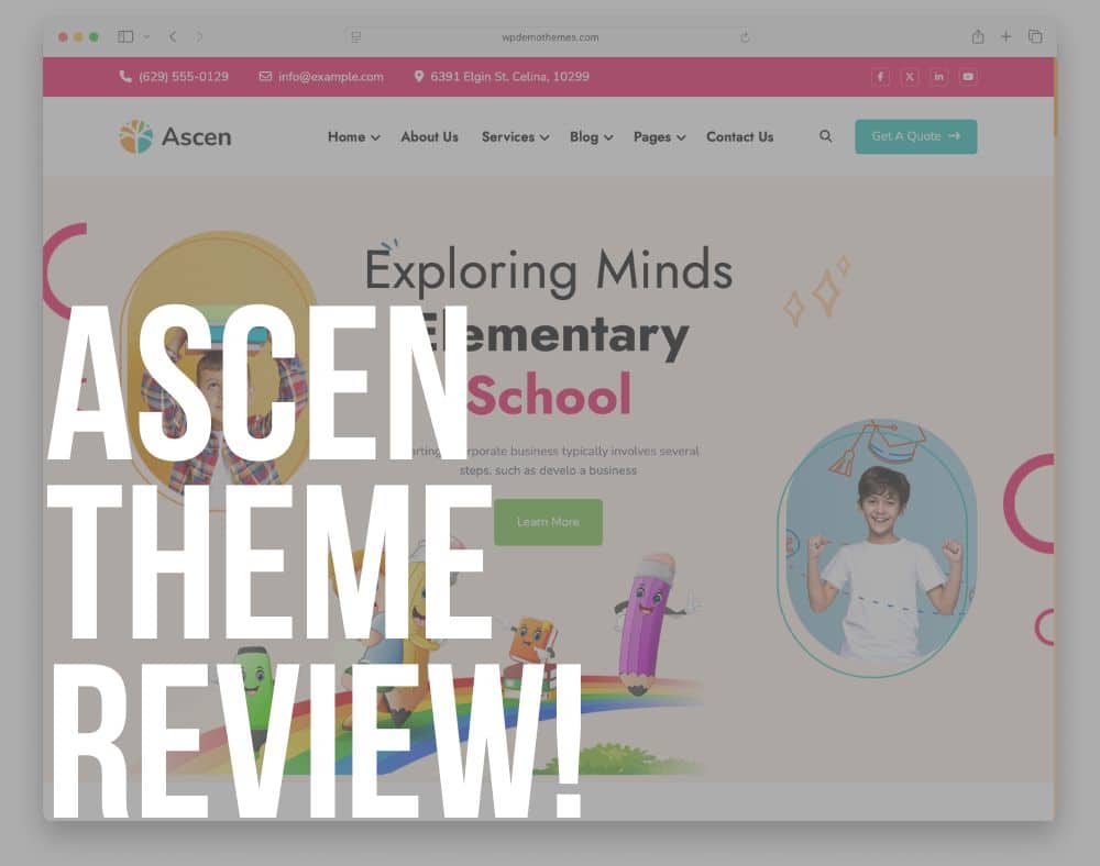 ascen wordpress theme review