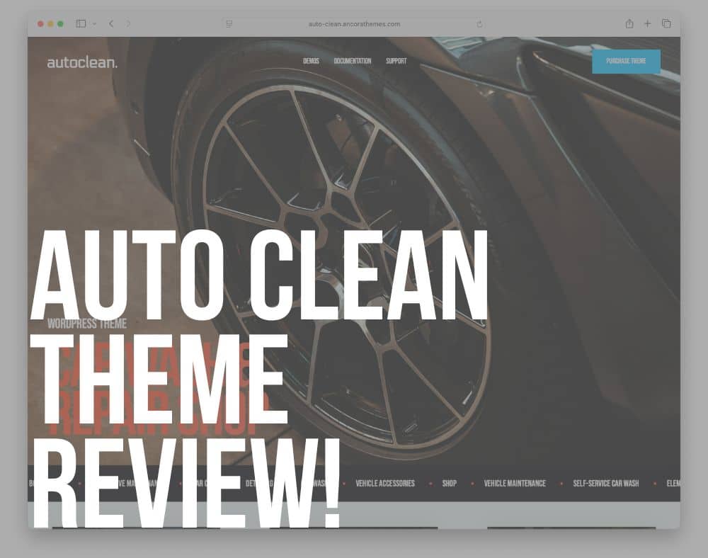 auto clean wordpress theme review