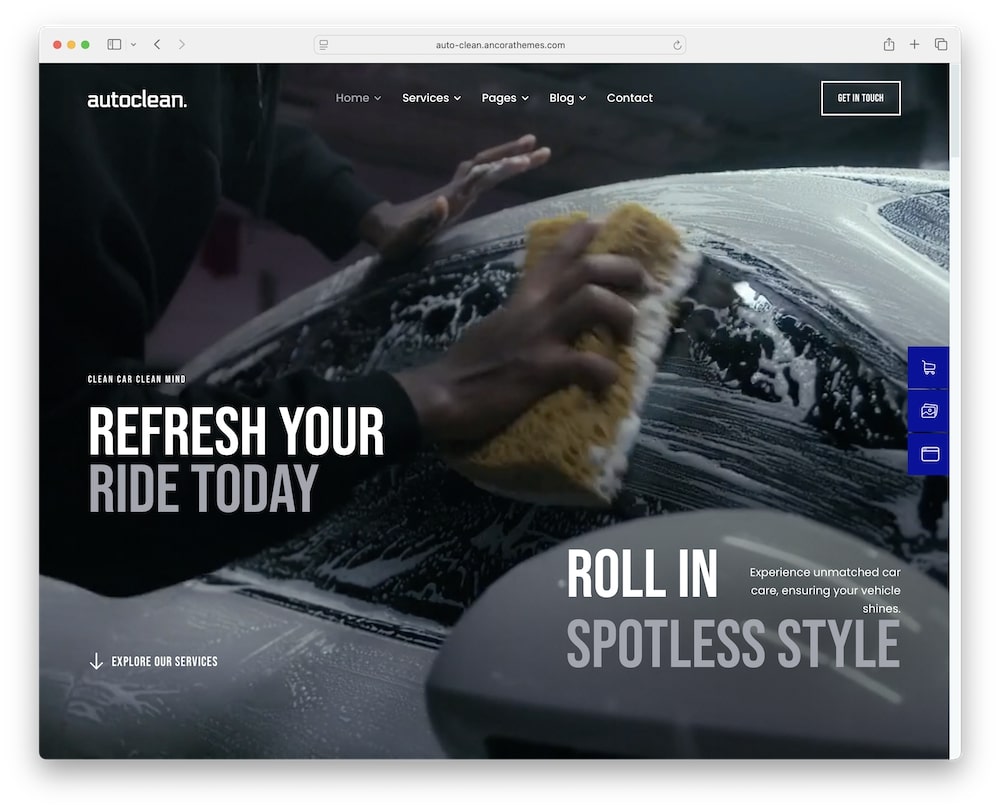 auto clean wordpress theme test 1