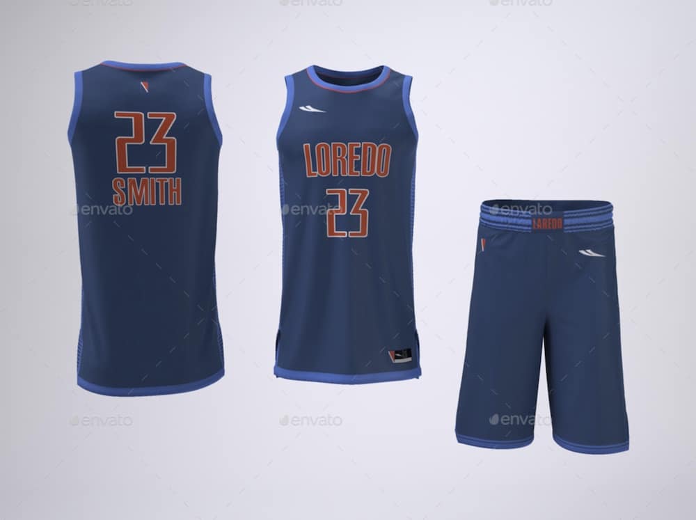 basketball kit mockup