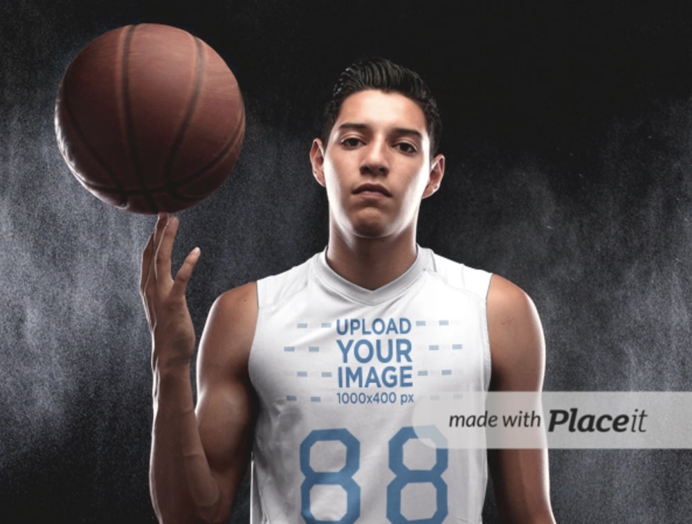 Flat basketball jersey mockup by FrancescoMilanese85