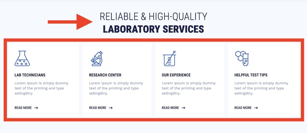 best features of a laboratory website