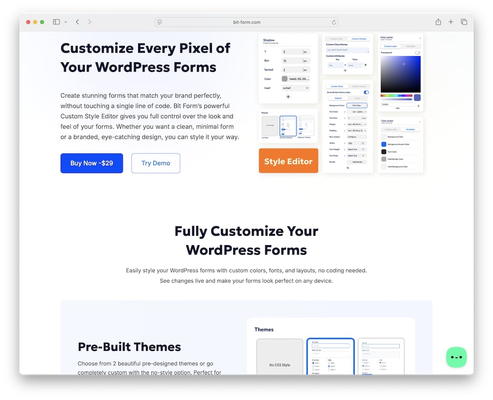 bit form plugin customization