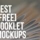booklet mockups