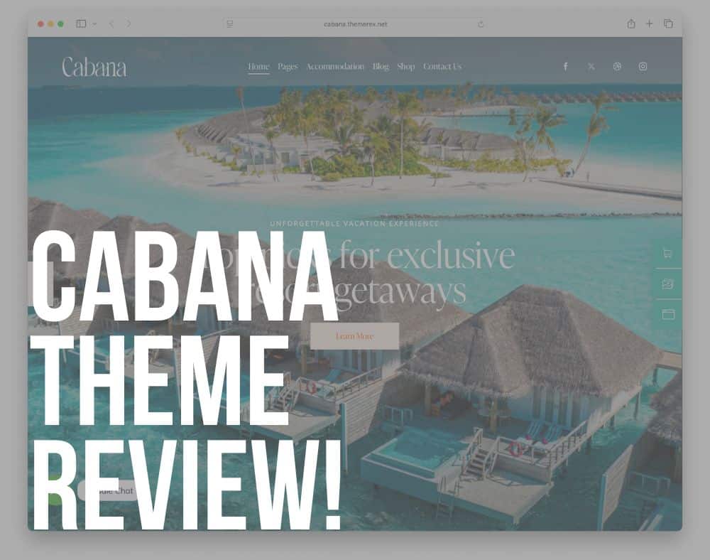 cabana wordpress theme review