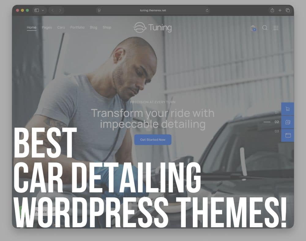best car detailing wordpress themes
