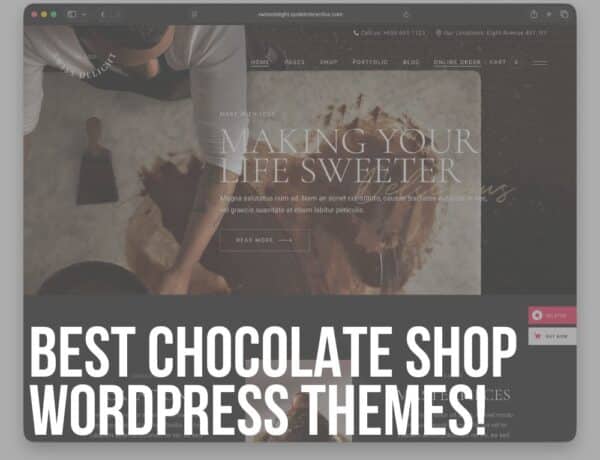 best chocolate shop wordpress themes