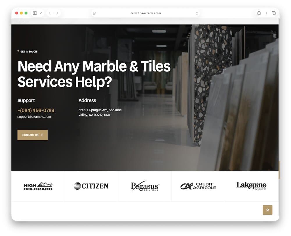 choose a wordpress theme that helps you win more tile projects