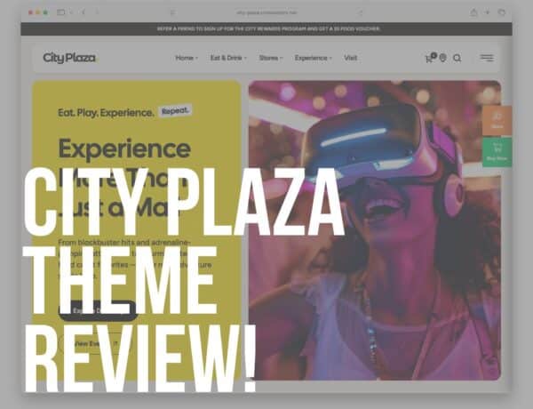 city plaza wordpress theme review