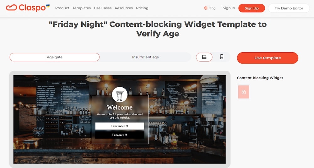 claspo wordpress widgets