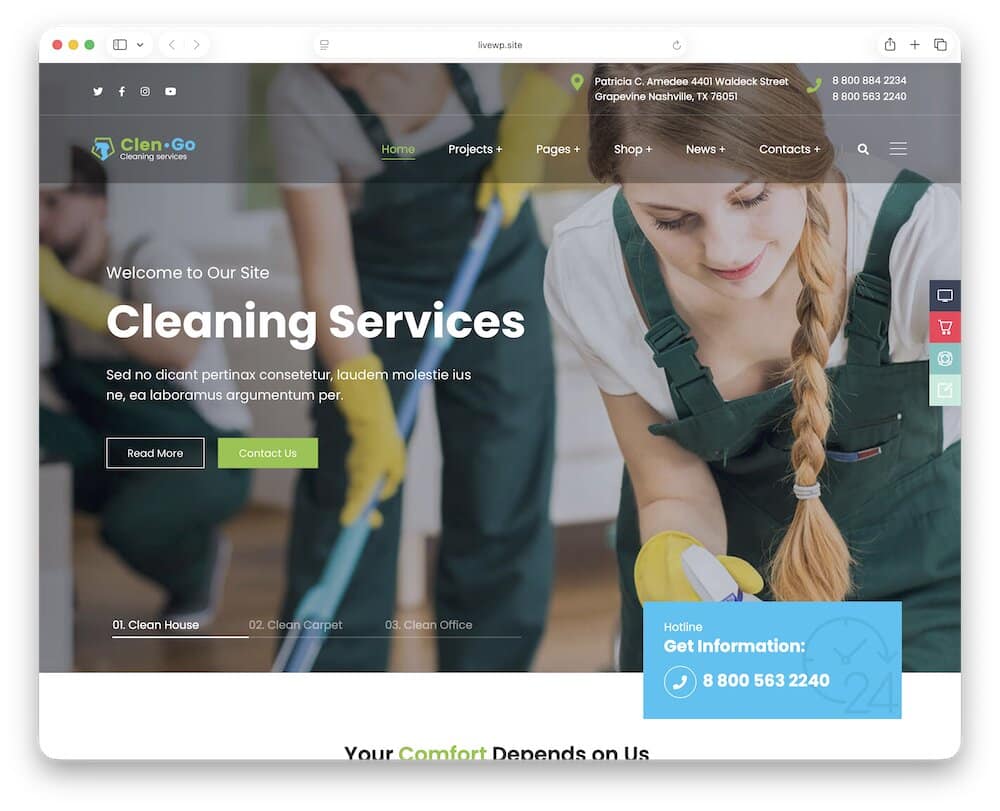 clengo window cleaning wordpress theme