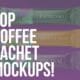 coffee sachet mockups
