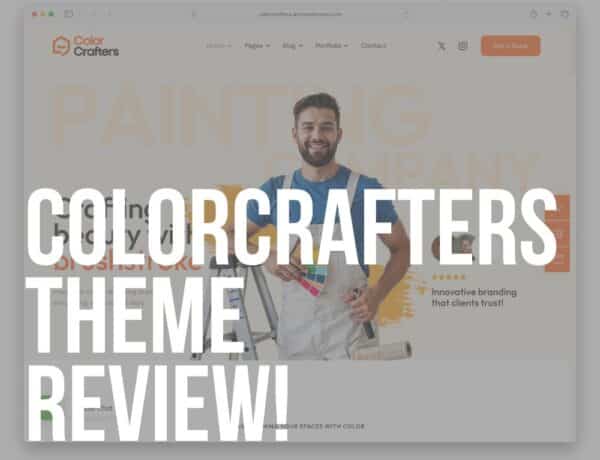 colorcrafters wordpress theme review