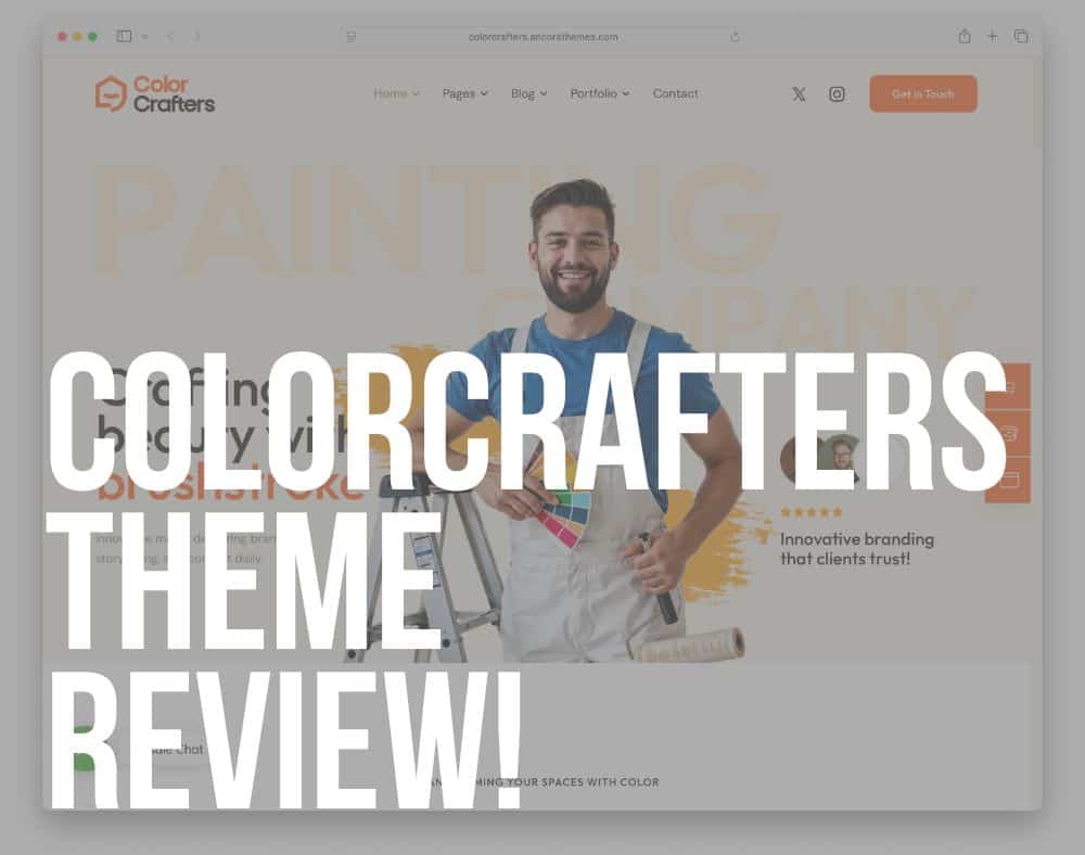 colorcrafters wordpress theme review
