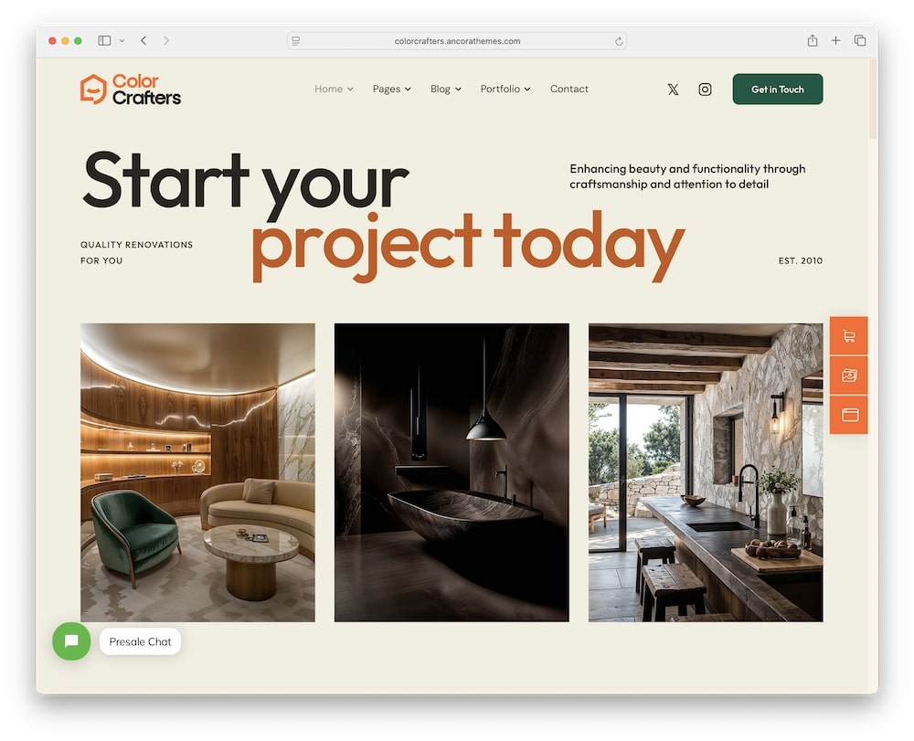 colorcrafters wordpress theme test