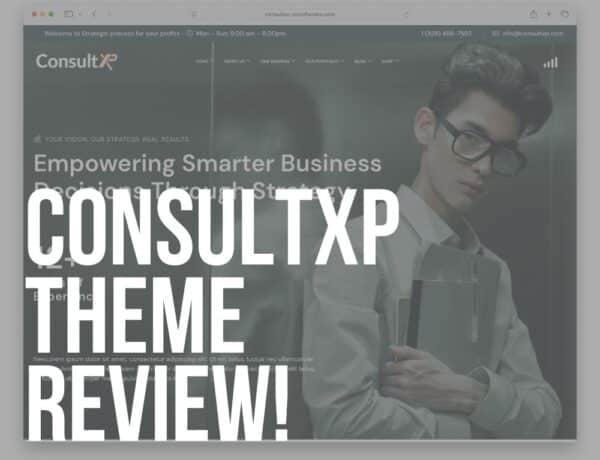 consultxp wordpress business consulting theme review