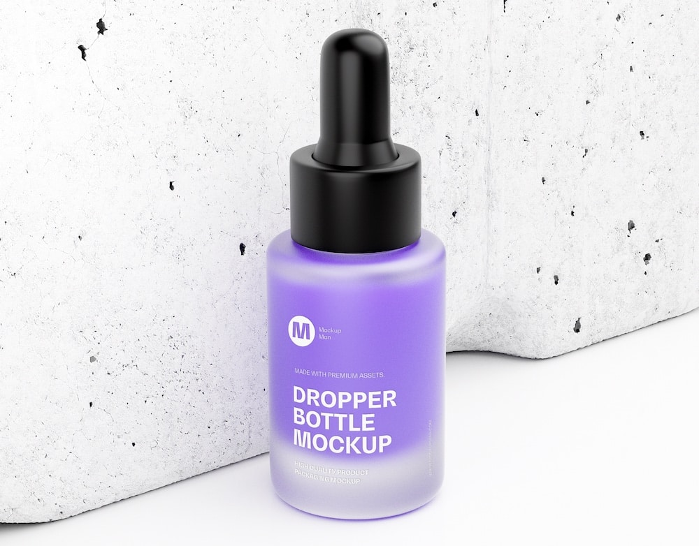 Free Dropper Bottle Mockups (PSD)