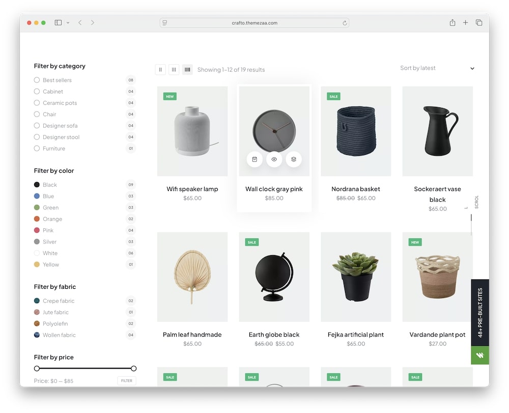 crafto wordpress theme woocommerce integration