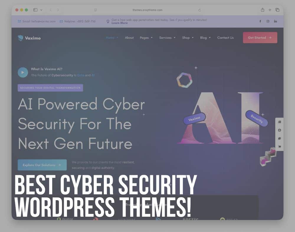 best cyber security wordpress themes