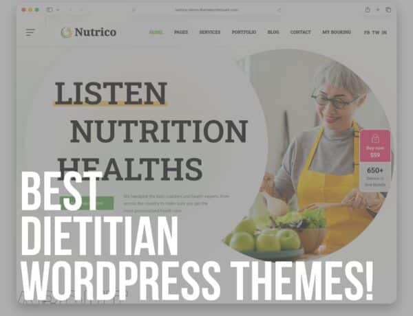 best dietitian wordpress themes