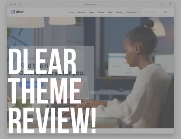 dlear wordpress theme review