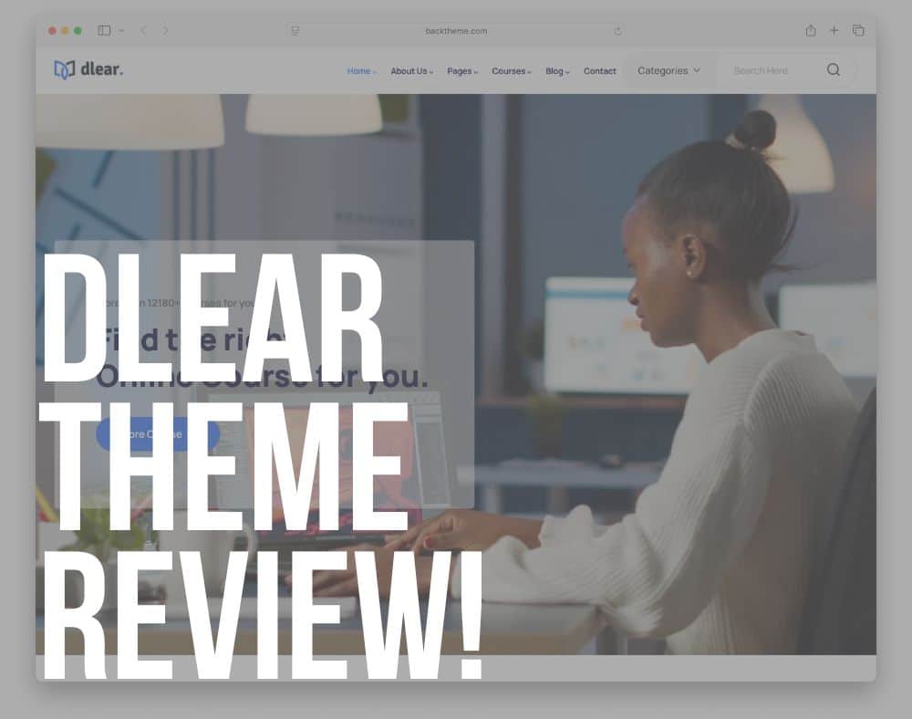 dlear wordpress theme review