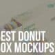 donut box mockup