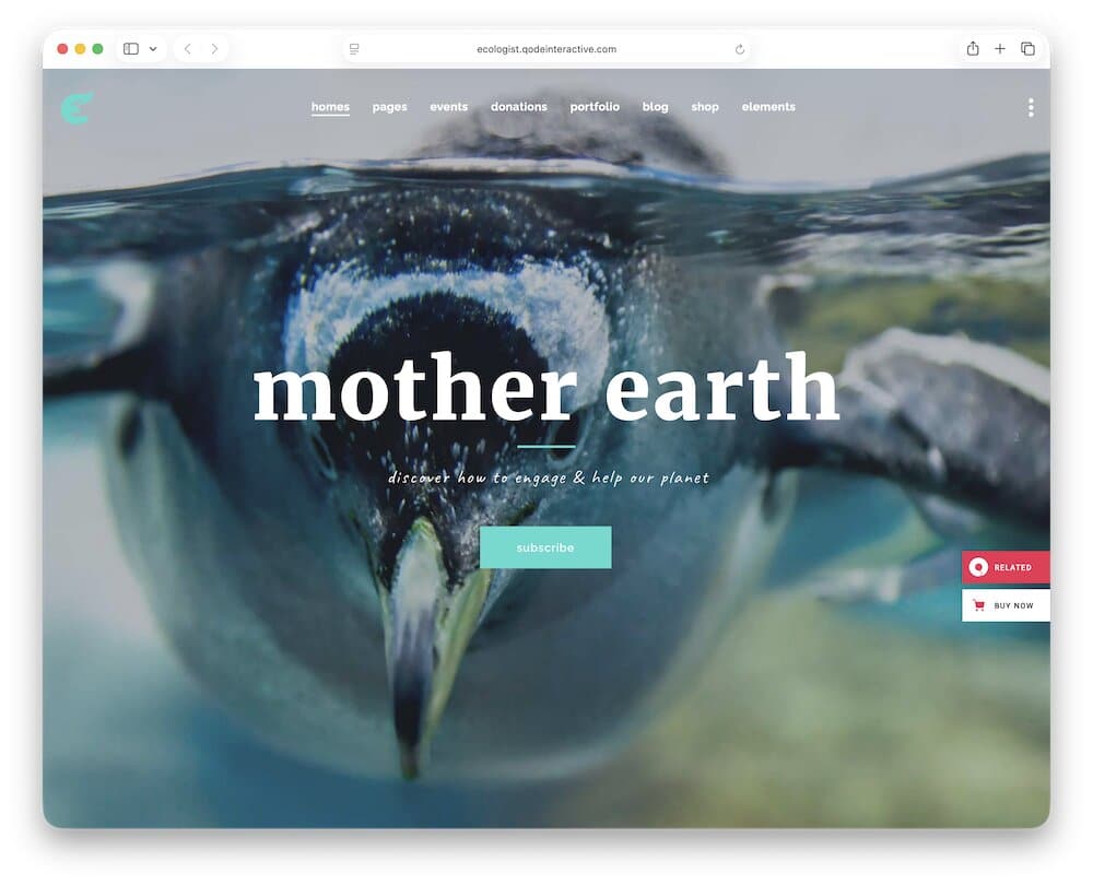 ecologist recycling wordpress theme