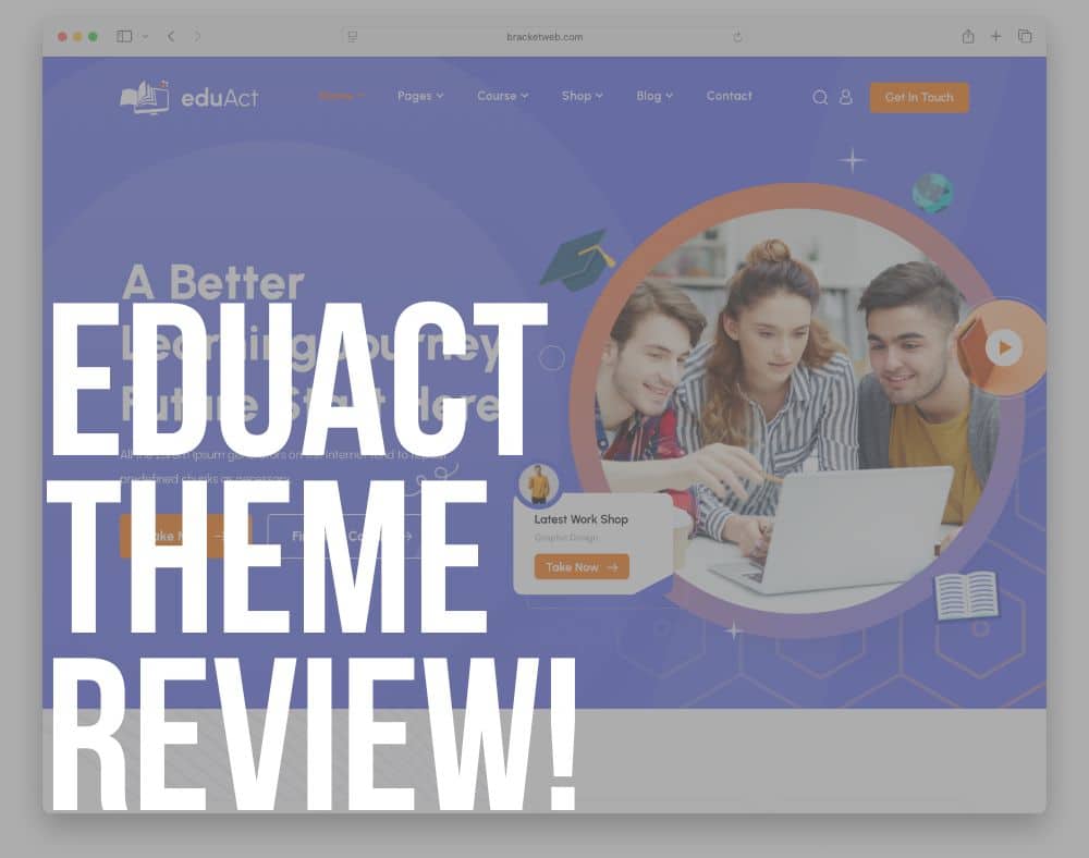 eduact wordpress theme review