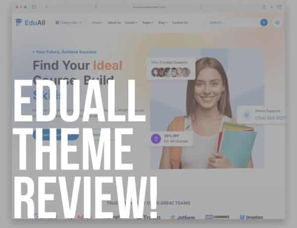 eduall wordpress theme review