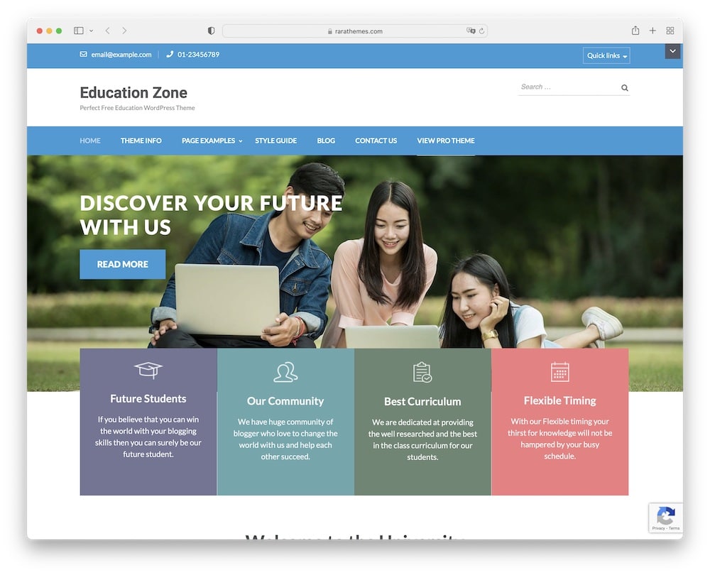 education zone free wordpress lms theme