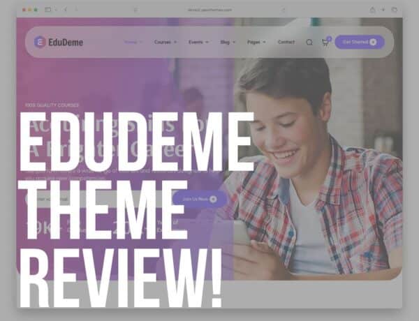 edudeme wordpress theme review