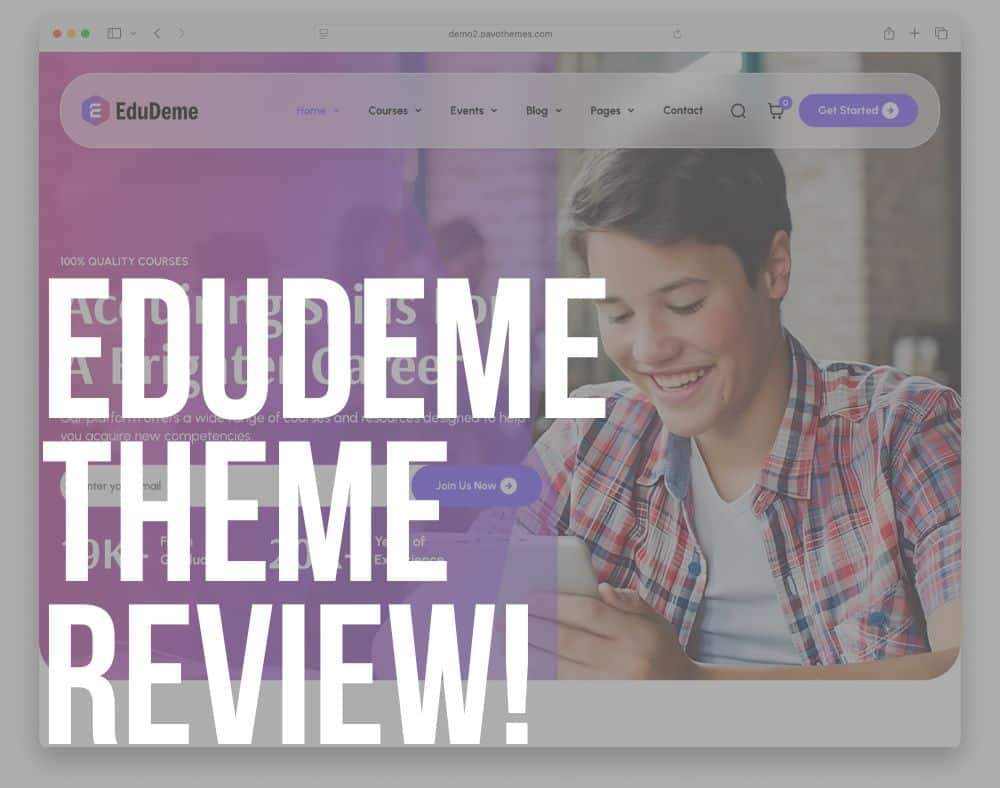 edudeme wordpress theme review