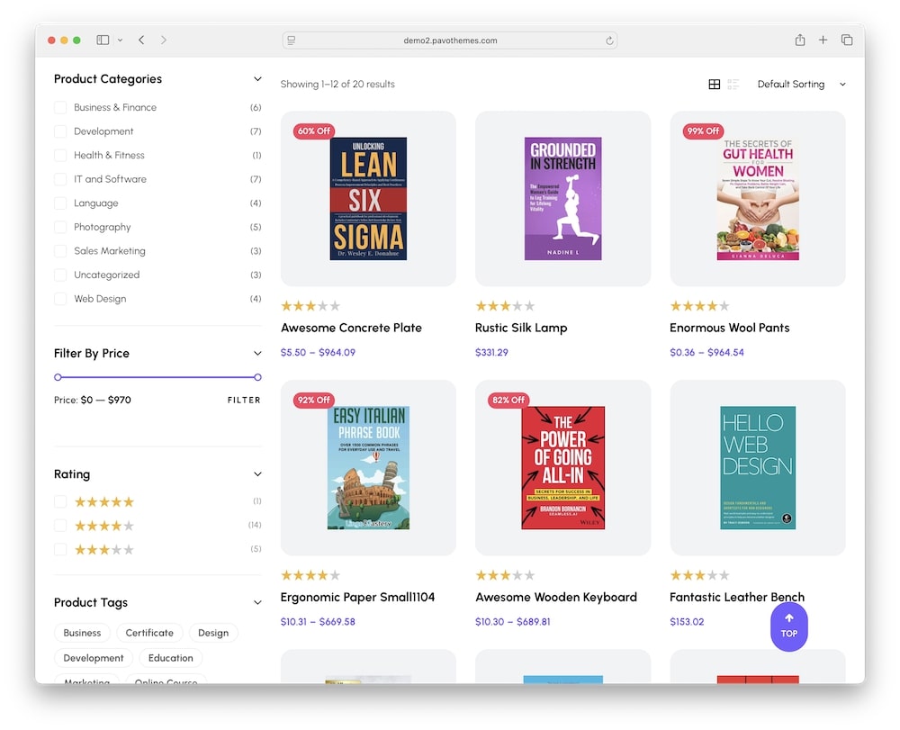 edudeme wordpress theme woocommerce integration