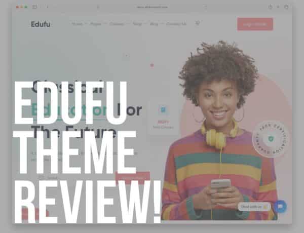 edufu wordpress theme review