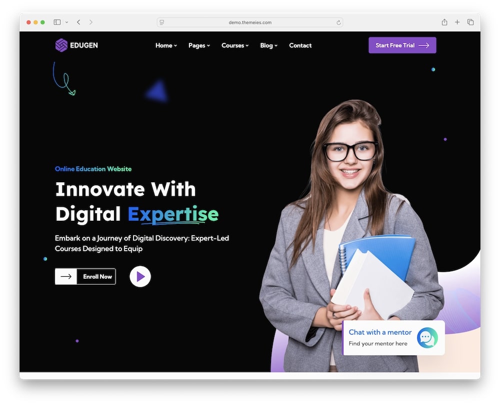 edugen wordpress theme test