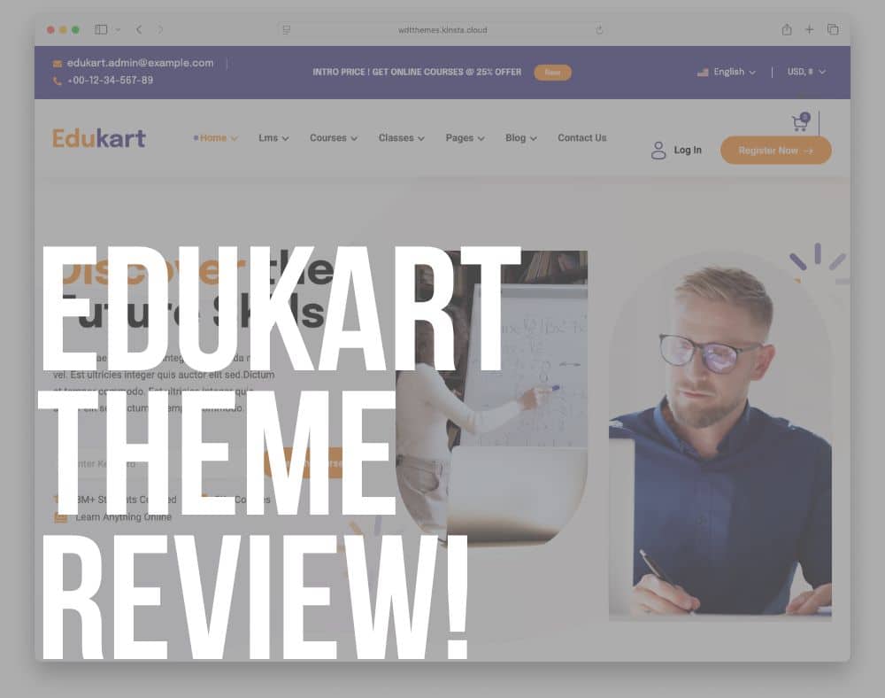 edukart wordpress theme review