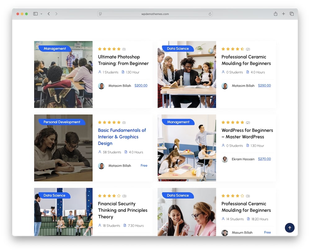 edumoon wordpress theme tutor lms plugin support