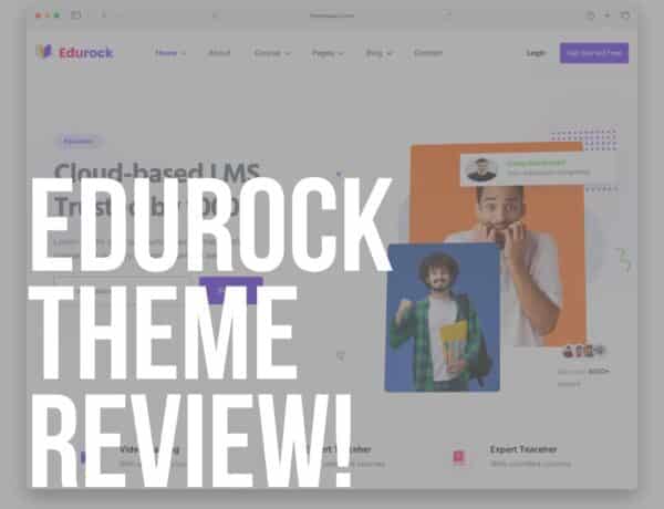 edurock wordpress theme review