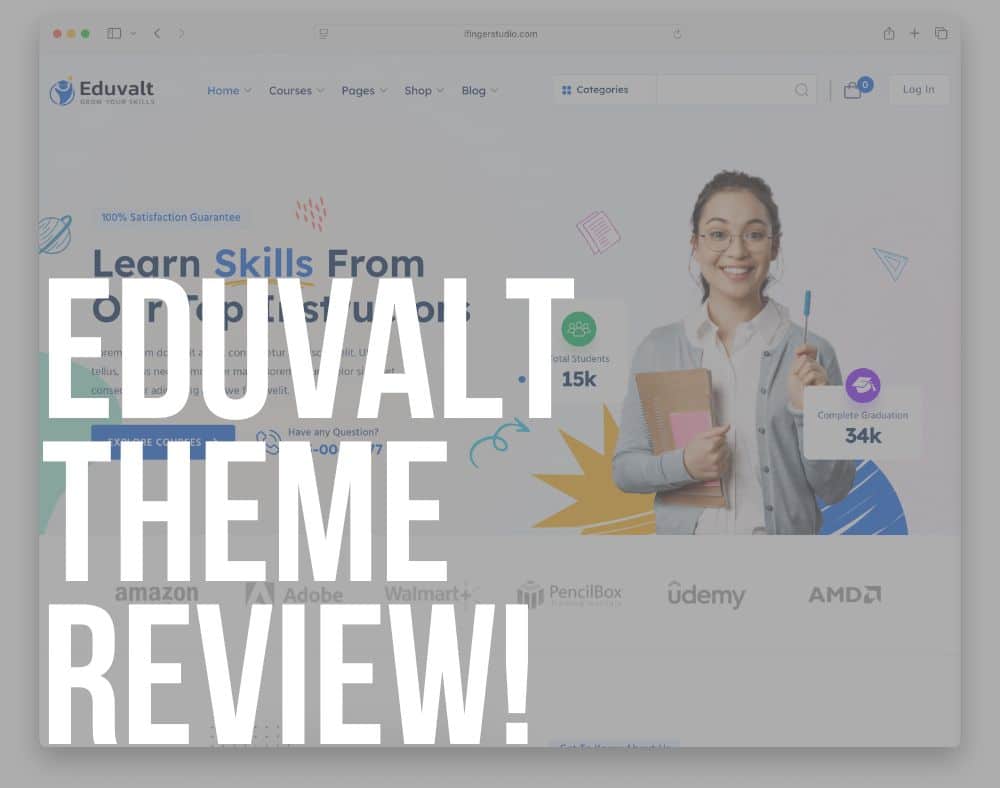 eduvalt wordpress theme review