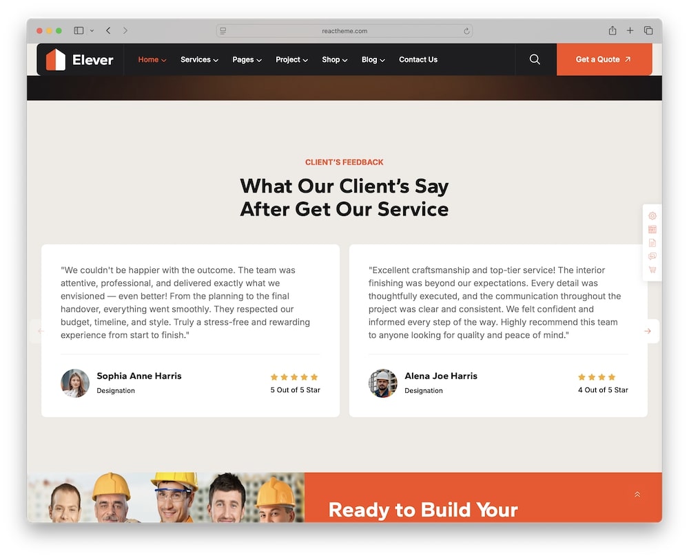 elever wordpress theme custom widgets