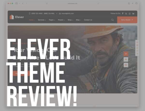 elever wordpress theme review