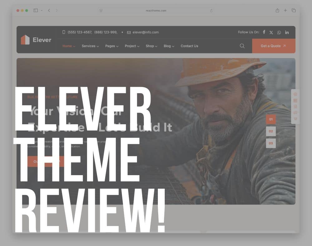 elever wordpress theme review
